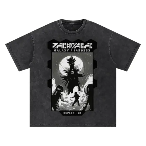 Astronauts I Oversized Acid Wash T-shirt