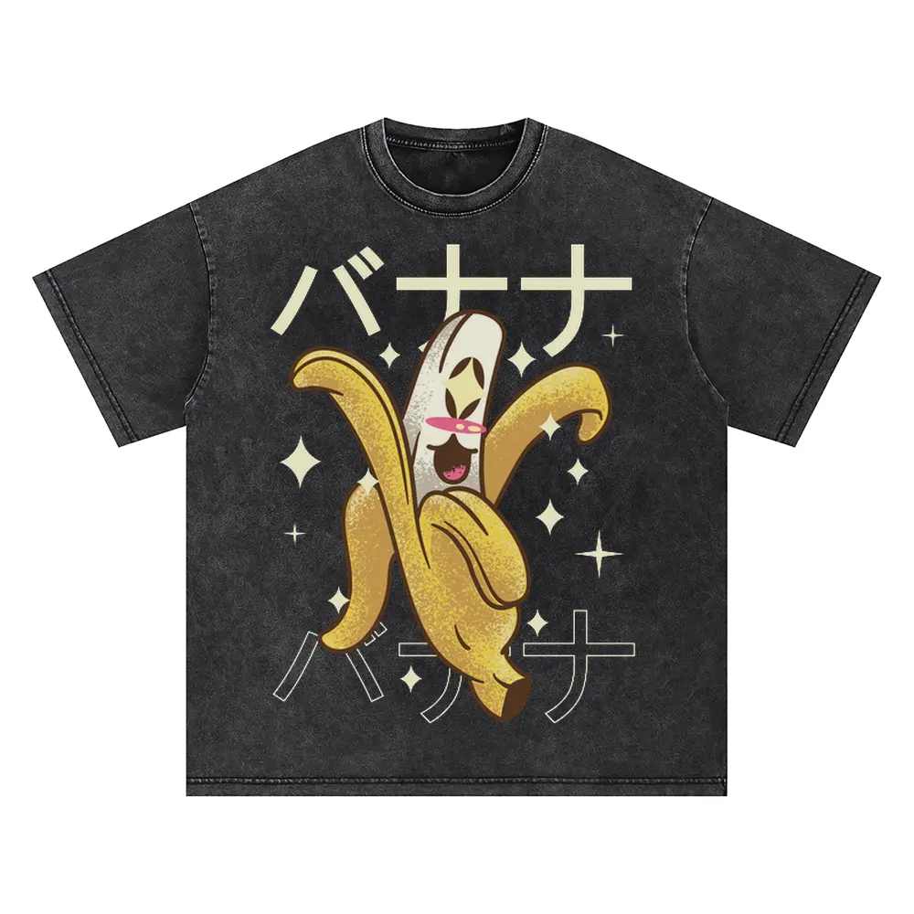 Bananacrazykawaii Oversized Acid Wash T-shirt