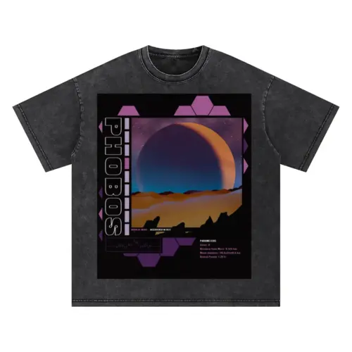 Beings Hands D Oversized Acid Wash T-shirt