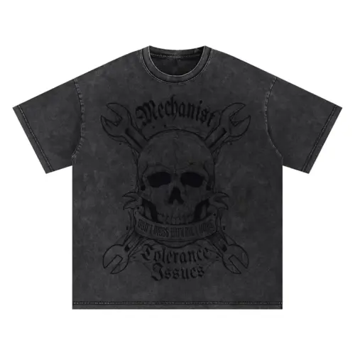 Mechanisttoleranceissuesquote Oversized Acid Wash T-shirt