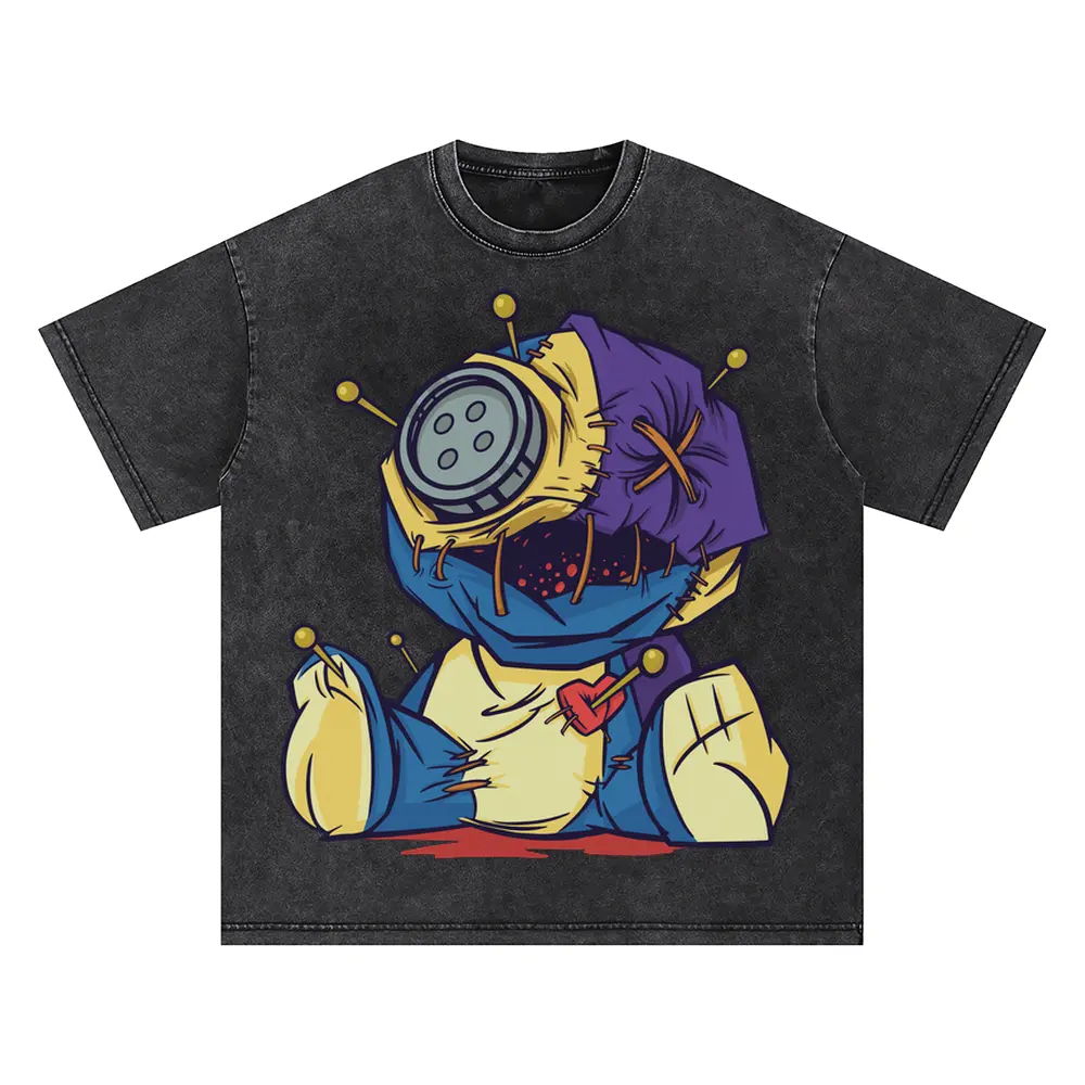 Voodoo Oversized Acid Wash T-shirt