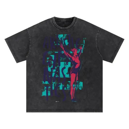 Artistic Gym Oversized Acid Wash T-shirt