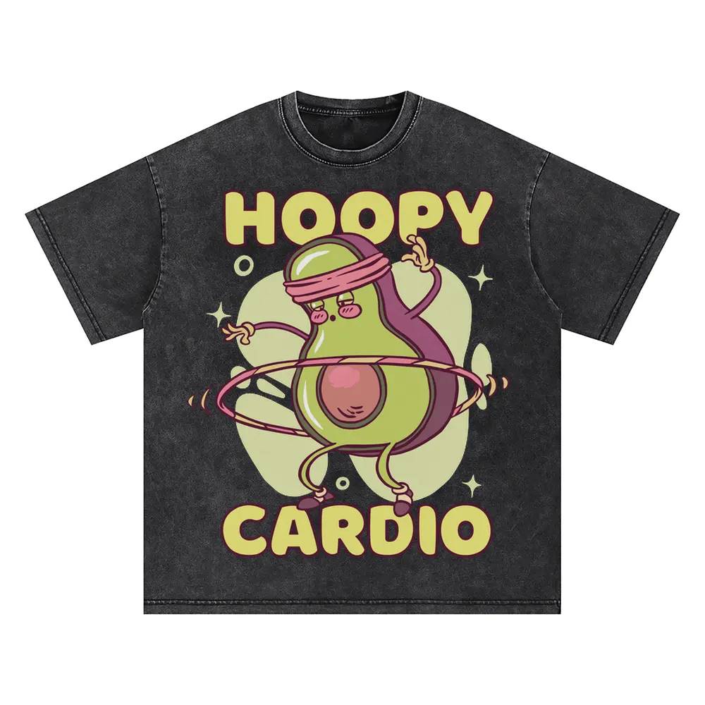 Avocado Hoolahoop Oversized Acid Wash T-shirt