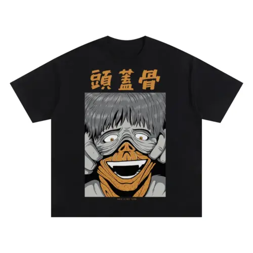 5 Oversized Black Graphic Tee