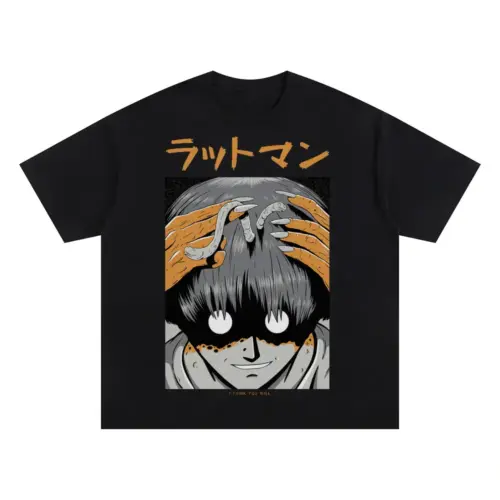 4 Oversized Black Graphic Tee