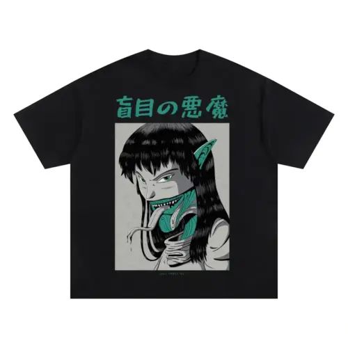 3 Oversized Black Graphic Tee