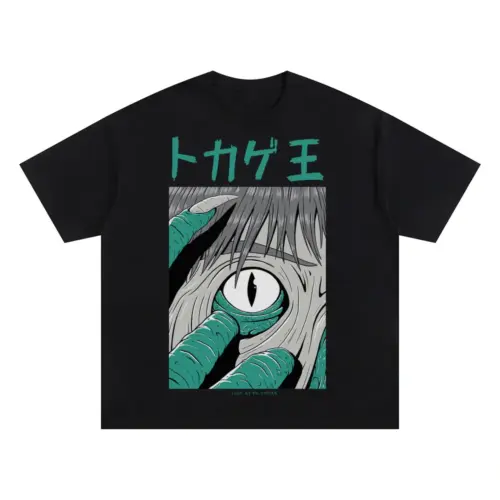 9 Oversized Black Graphic Tee