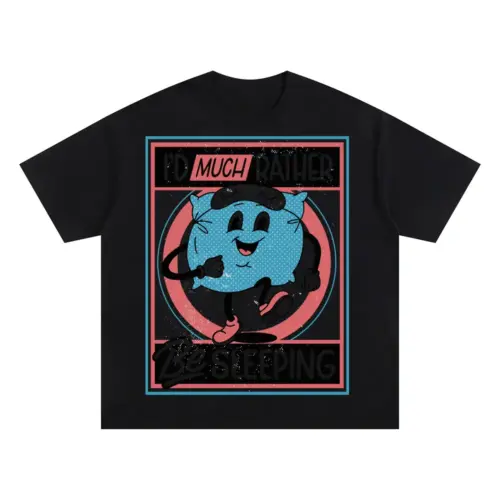 Antisocial Si Oversized Black Graphic Tee