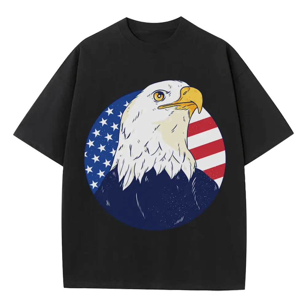 American Eagle 0 Hq Heavyweight Oversized Black Graphic Tee