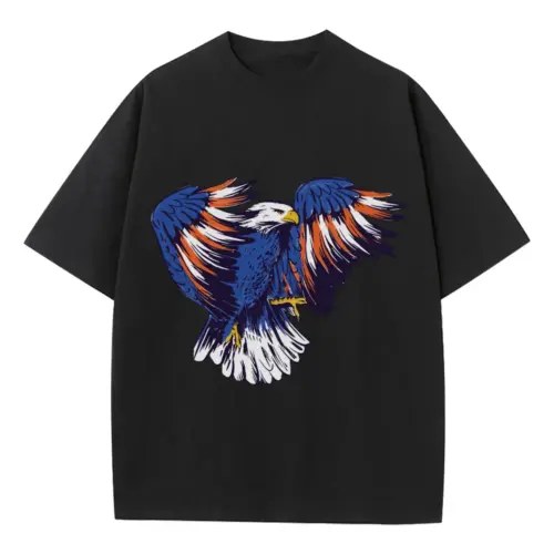 American Eagle Heavyweight Oversized Black Graphic Tee