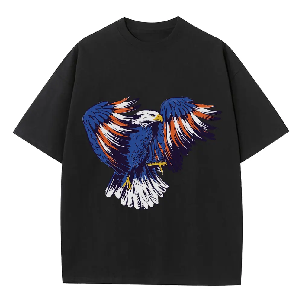 American Eagle Heavyweight Oversized Black Graphic Tee