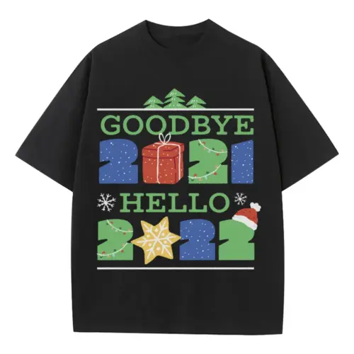 2021 Heavyweight Oversized Black Graphic Tee