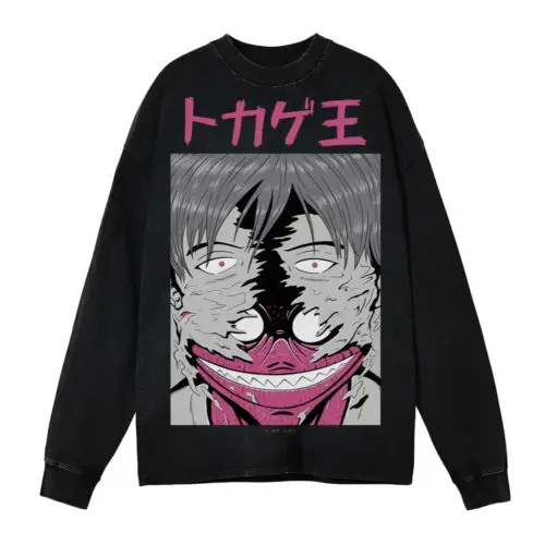 2 Acid Wash Oversized Long Sleeve Shirt