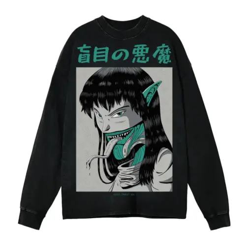 3 Acid Wash Oversized Long Sleeve Shirt