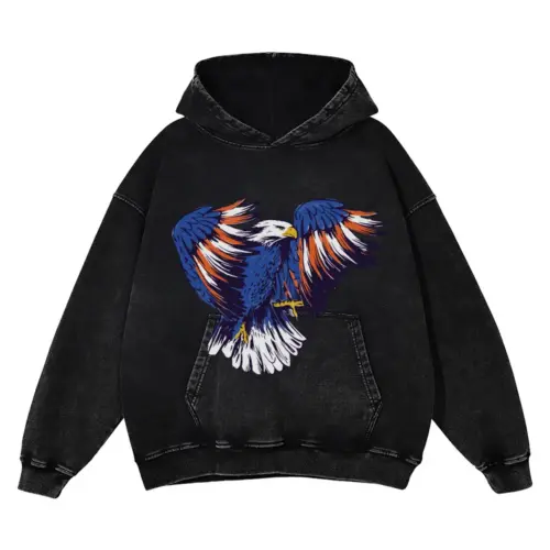 American Eagle Acid Wash Oversized Hoodie