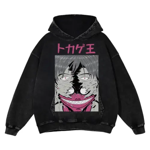 2 Acid Wash Oversized Hoodie