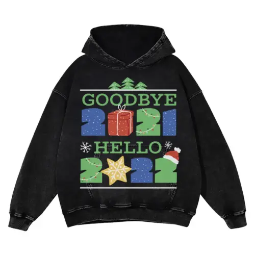 2021 Acid Wash Oversized Hoodie