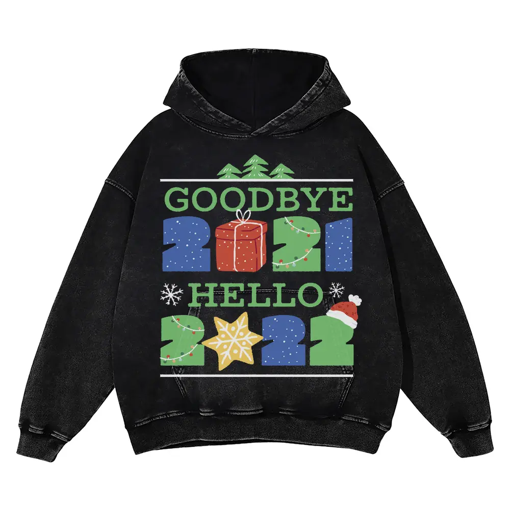 2021 Acid Wash Oversized Hoodie