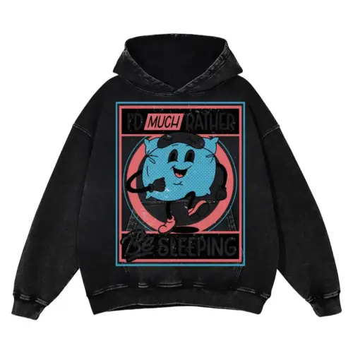 Antisocial Si Acid Wash Oversized Hoodie