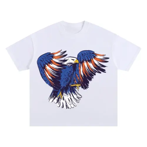 American Eagle Oversized White Graphic Tee