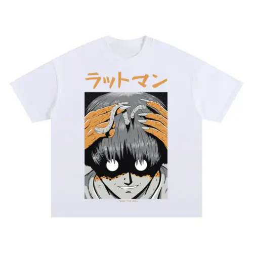 4 Oversized White Graphic Tee