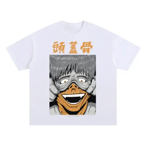 5 Oversized White Graphic Tee