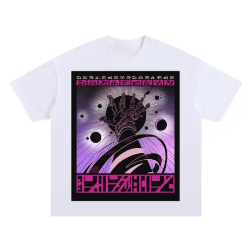 Beings Hands B Oversized White Graphic Tee