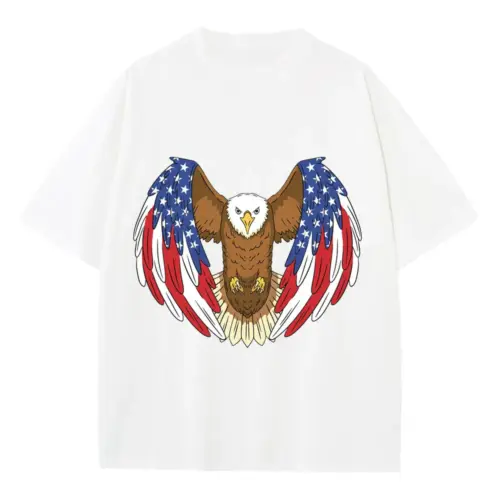 Americaneagle Heavyweight Oversized White Graphic Tee