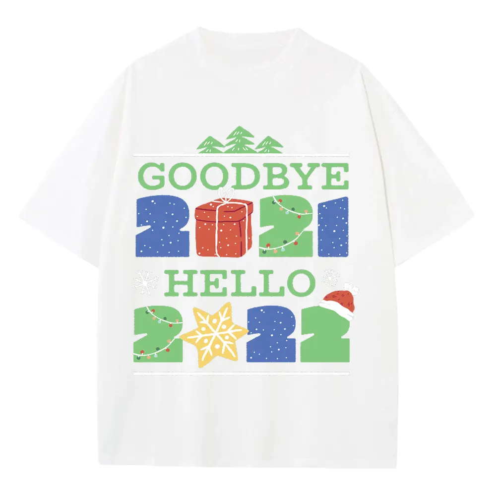 2021 Heavyweight Oversized White Graphic Tee