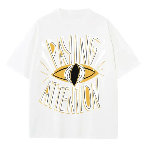 300 X Heavyweight Oversized White Graphic Tee