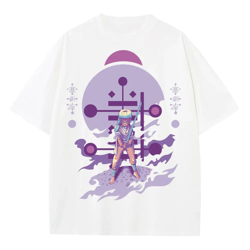 Alien Invasion Heavyweight Oversized White Graphic Tee